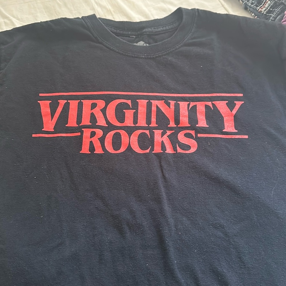 Virginity rocks tee
